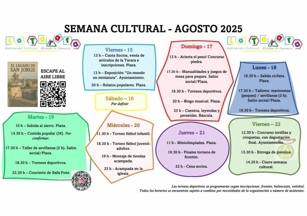 Programa actividades 2025